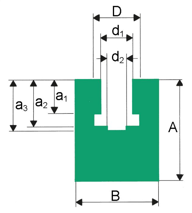 Kettenfuehrung Type K aus PE1000